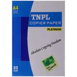 TNPL A4 Size Copier Paper (80 GSM,500 Sheets in a Ream)