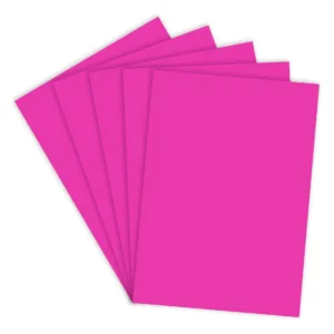 Sish A4 Size Coloured Copier/Printing Paper (Pink)- 75 GSM, 100 Sheets